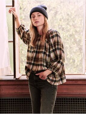 THE GREAT. Sea Glass Blouse